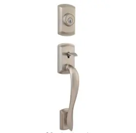 98001-403 Kwikset Avalon Entry Handleset Satin Nickel