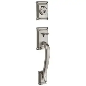 800adh-15-lip Kwikset 98009-079 Ashfield Single Cylinder Handleset Satin Nickel Smartkey