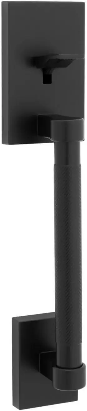 98140-038 Kwikset Prava Sectional Handleset Exterior Handle Only Matte Black 814pvh Lip