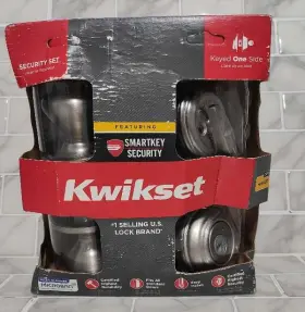 991cn-15 Kwikset Smartkey Security Set Keyed One Side Entry Door Knob Lock 2023 Micro