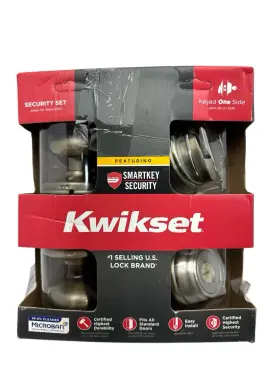 991j-5-smt-cp-k4 Kwikset Juno Keyed Door Knob Deadbolt Antique Brass 991j 5 Smtcpk4 Ob 991j-5-smt-cp-k4 Kwikset Juno Keyed Door Knob Deadbolt Antique Brass 991j 5 Smtcpk4 Ob