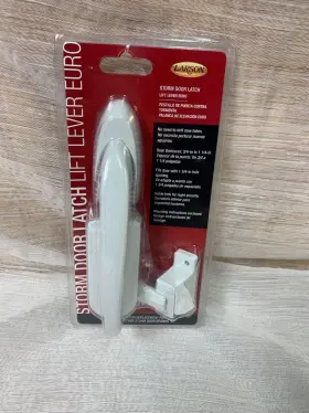 40103 Larson Lift Lever Door Handle White Storm Latch #40103 New