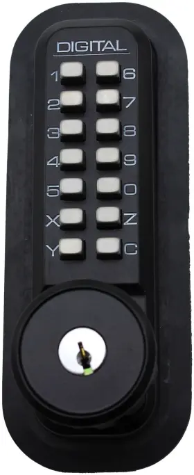2210jbdcko Lockey 2210dcko 2000 Series Keyless Entry Double Combination - Black