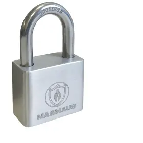Hu-xi-55 Magmaus Pdl40 Heavy Duty Lock With 3 Keys - Stainless Steel Weatherproof