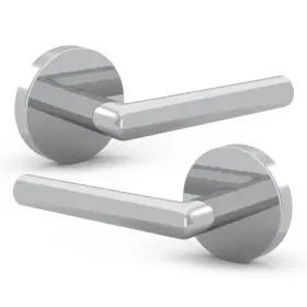 Mega Handles 769293452940 Ronn Dummy Lever Door Handle Set For Closet Or French Doors S Inch