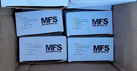 67767 Mfs Supply 23323 Entry Door Knob Lock Assembly Keys Polished Brass Lot Of 2 New