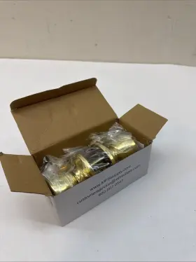 44535 Mfs Supply New Polished Brass Deadbolt- Keycode
