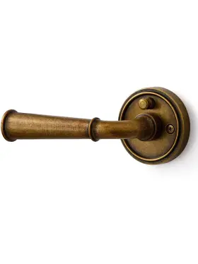 Mrml Privacy-al55a-gt-1p Privacy Door Handle Antique Brass Retro Lever Interior Vintage Doorhand