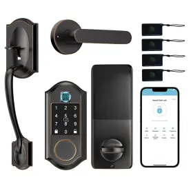 2031f-8004-orb Narpult Smart Locks For Front Door Keyless Entry Deadbolt With Handle Set App Contr
