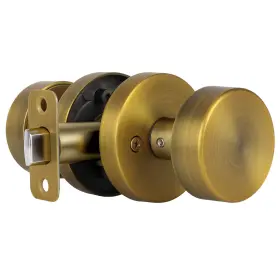 Naubea 635408119711 Antique Brass Passage Door Knobs 1 Pack