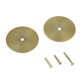 Naubea 658359051749 1 Set Door Knob/door Handle Hole Cover Plate Deadbolt Antique Br