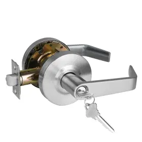 Grd2-72et-1p Newbang Hardware Ansi Grade 2 Commercial Keyed Entry Door Lever Handle With Ul Listed Ada Com