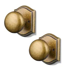 Newlaking Mgmkxq-vab03 Door Knobs Interior Classic Decorative Vintage Antique Brass