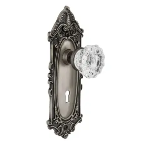 Mortise-2.25 Nostalgic 704889 Warehouse Victorian Plate And In Antique Pewter