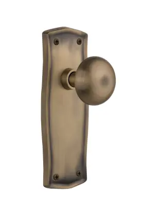 705373 Nostalgic Warehouse Prairie Plate With New Passage - 2.375 Inch Antique Brass