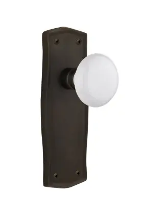 705427 Nostalgic Warehouse Prairie Plate With Privacy - 2.375 Inch Oil Rubbed Bronze