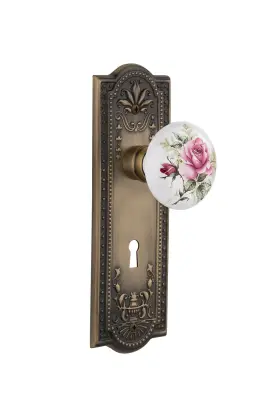 Mortise-2.25 Nostalgic 711285 Warehouse Inch Antique Brass Meadows Plate With K