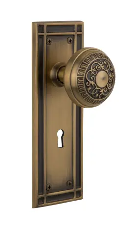 Mortise-2.25 Nostalgic 716322 Warehouse Inch Antique Brass Mission Plate With K