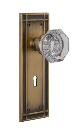Mortise-2.25 Nostalgic 716342 Warehouse Inch Antique Brass Mission Plate With K