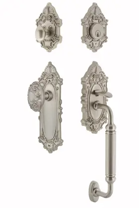 719545 Nostalgic Warehouse Vicvic Eset 238 Cg Victorian Solid Brass - Nickel