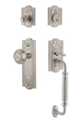 719551 Nostalgic Warehouse Meamea Eset 238 Fg Meadows Solid Brass - Nickel