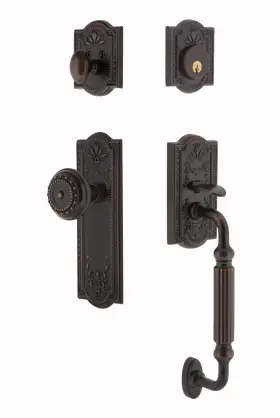 727724 Nostalgic Warehouse Meamea Eset 234 Fg Meadows Solid Brass - Bronze