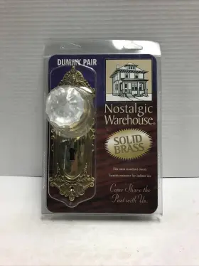 749508 Nostalgic Warehouse Set Of 2 Deco Solid Brass Rose Keyed -