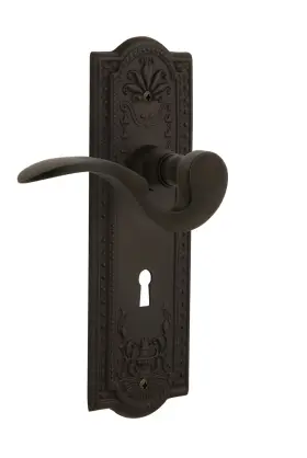 Nostalgic Warehouse 762559 Meaman Sd Kh Rh Manor Right Handed - Bronze