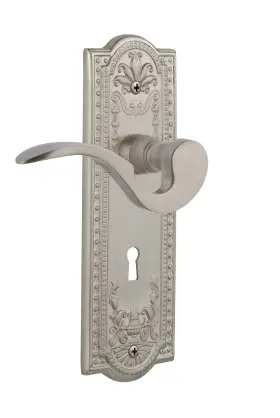 762561 Nostalgic Warehouse Meaman Sd Kh Rh Manor Right Handed - Nickel