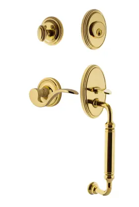 767272 Nostalgic Warehouse Claman Eset 238 Cg Rh Classic Right Handed - Brass