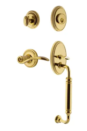 767964 Nostalgic Warehouse Claswn Eset 234 Cg Rh Classic Right Handed - Brass