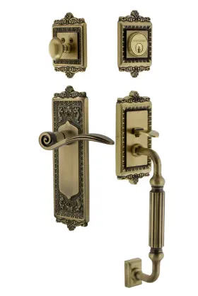 768136 Nostalgic Warehouse Eadswn Eset 234 Fg Rh Egg And Dart Right Handed - Brass