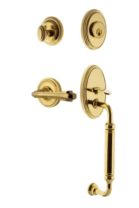 768661 Nostalgic Warehouse Claflr Eset 234 Cg Rh Classic Right Handed - Brass