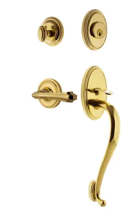 768714 Nostalgic Warehouse Claflr Eset 238 Sg Rh Classic Right Handed - Brass