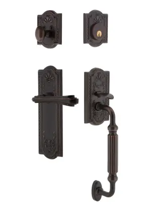 768909 Nostalgic Warehouse Meaflr Eset 238 Fg Rh Meadows Right Handed - Bronze