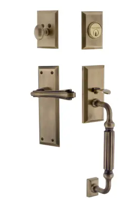 768983 Nostalgic Warehouse Nykflr Eset 238 Fg Rh New York Right Handed - Brass