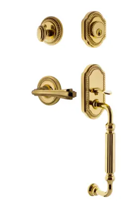 769099 Nostalgic Warehouse Ropflr Eset 238 Fg Rh Rope Right Handed - Brass