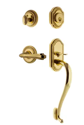 769118 Nostalgic Warehouse Ropflr Eset 234 Sg Rh Rope Right Handed - Brass