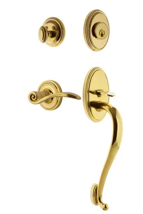769881 Nostalgic Warehouse Claswn Eset 234 Sg Lh Classic Left Handed - Brass