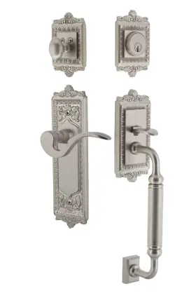 Nostalgic Warehouse 770222 Eadman Eset 238 Cg Lh Egg And Dart Left - Nickel