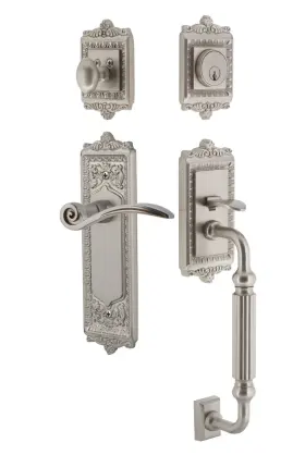 770335 Nostalgic Warehouse Eadswn Eset 238 Fg Lh Egg And Dart Left Handed - Nickel