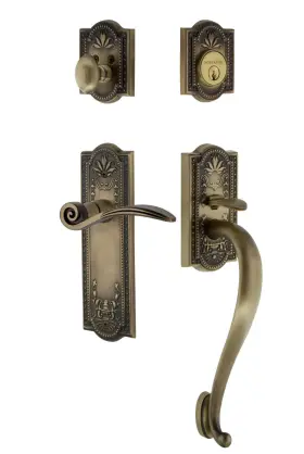 770544 Nostalgic Warehouse Measwn Eset 234 Sg Lh Meadows Left Handed - Brass