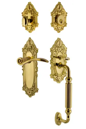 771502 Nostalgic Warehouse Vicswn Eset 234 Fg Lh Victorian Left Handed - Brass