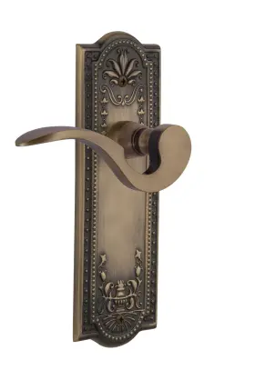 Nostalgic Warehouse 771970 Meaman Sd Nk Lh Manor Left Handed Non-turning - Brass