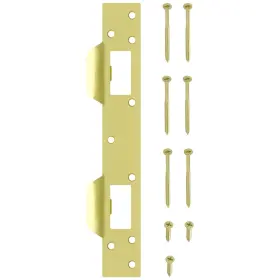 Sp-550 Nuk3y Products K3 626143055181 Sp550 Combination Security Door Strike For 5-1/2 Inch Polished Brass