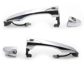 Otois 687931219314 4pcs Front Left Right Pair Exterior Door Handle Set Keyless Entry Smart Key T