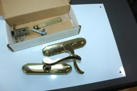 L20225607 Oxford Mortise Lock Replacement Set Polished Brass / Savannah Model