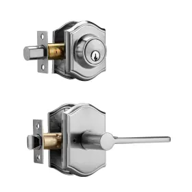 Parro 786368918712 Exterior Door Lock Set With Deadbolt Heavy Duty Handle W