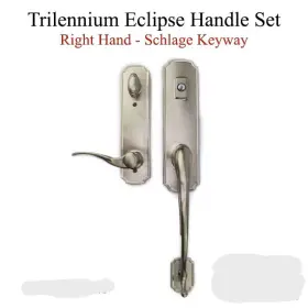 Y24982-00 Pinnacle Nos Trilennium Pella Eclipse Active Multi-point Handset Satin Nickel Door Handle