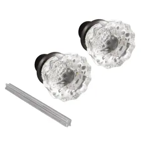 E-28317 Prime-line E 28317 Mortise Style Fluted Glass Door Knobs - Classic Bronze